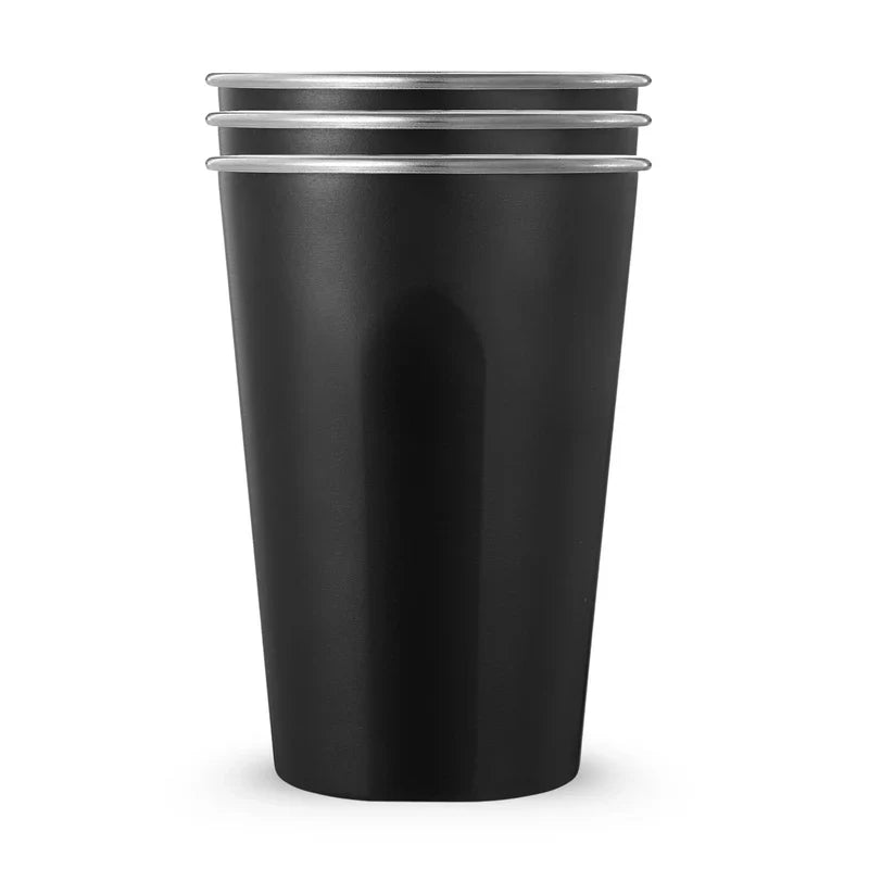 20oz Stainless Steel Cups - 3 Pack