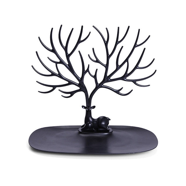 1PCS little Deer Jewelry Stand Display Jewelry Tray Tree Earring Holder Necklace Ring Pendant Bracelet Display Storage Racks